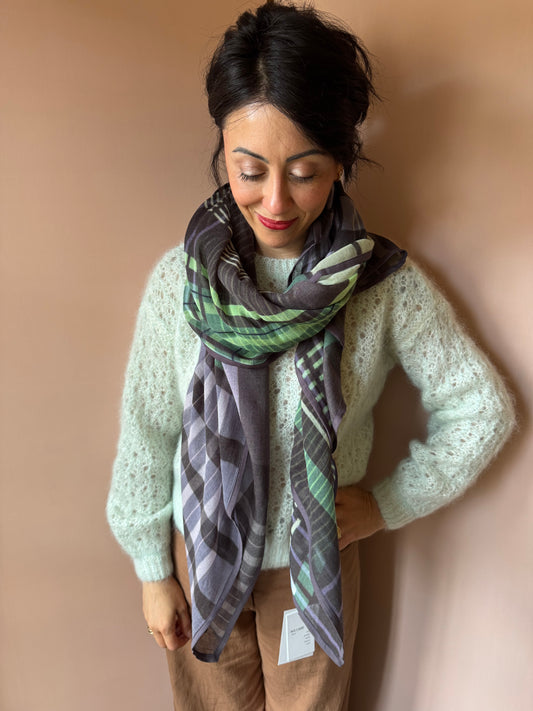 Sciarpa Naomi mauve SHALLS