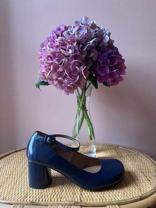 Décolleté blu Audley