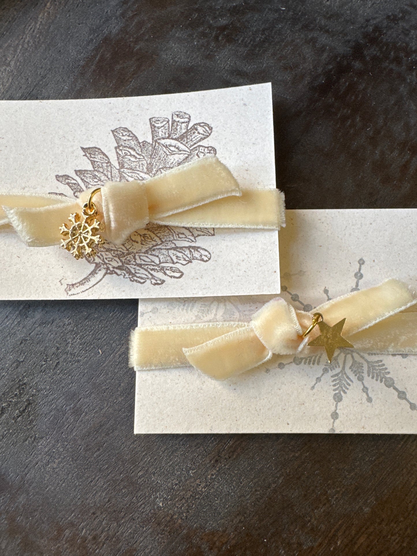 Bracciali in velluto Brioche Handmade