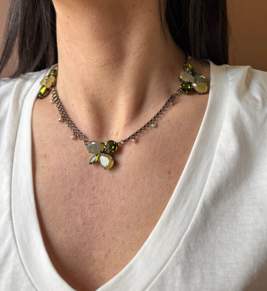 Girocollo Composé verde Unique