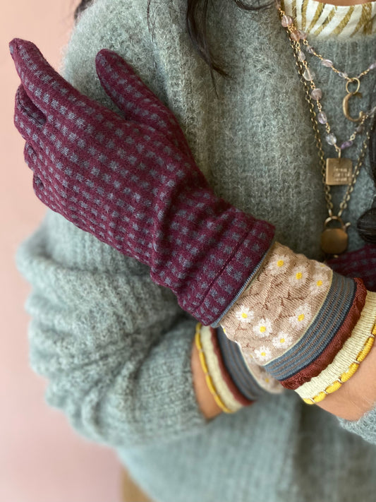 Guanti fiorellini Exquisite J