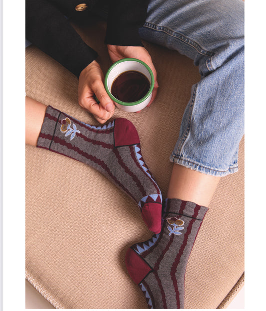 Calze Arturo zigzag antracite