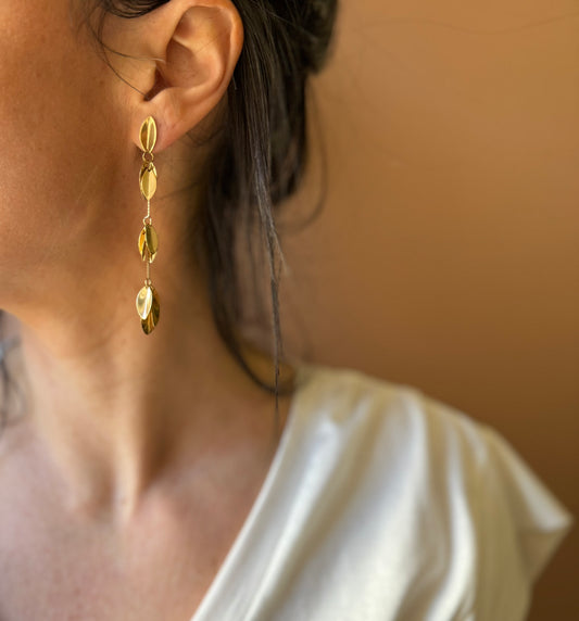 Orecchini foglioline