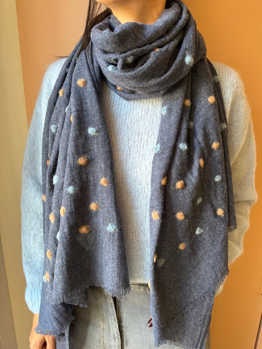 Sciarpa Bernini blu Ordi.to