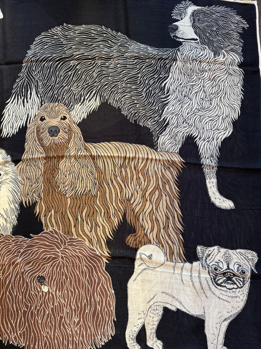 Sciarpa Toutou nero Inoui