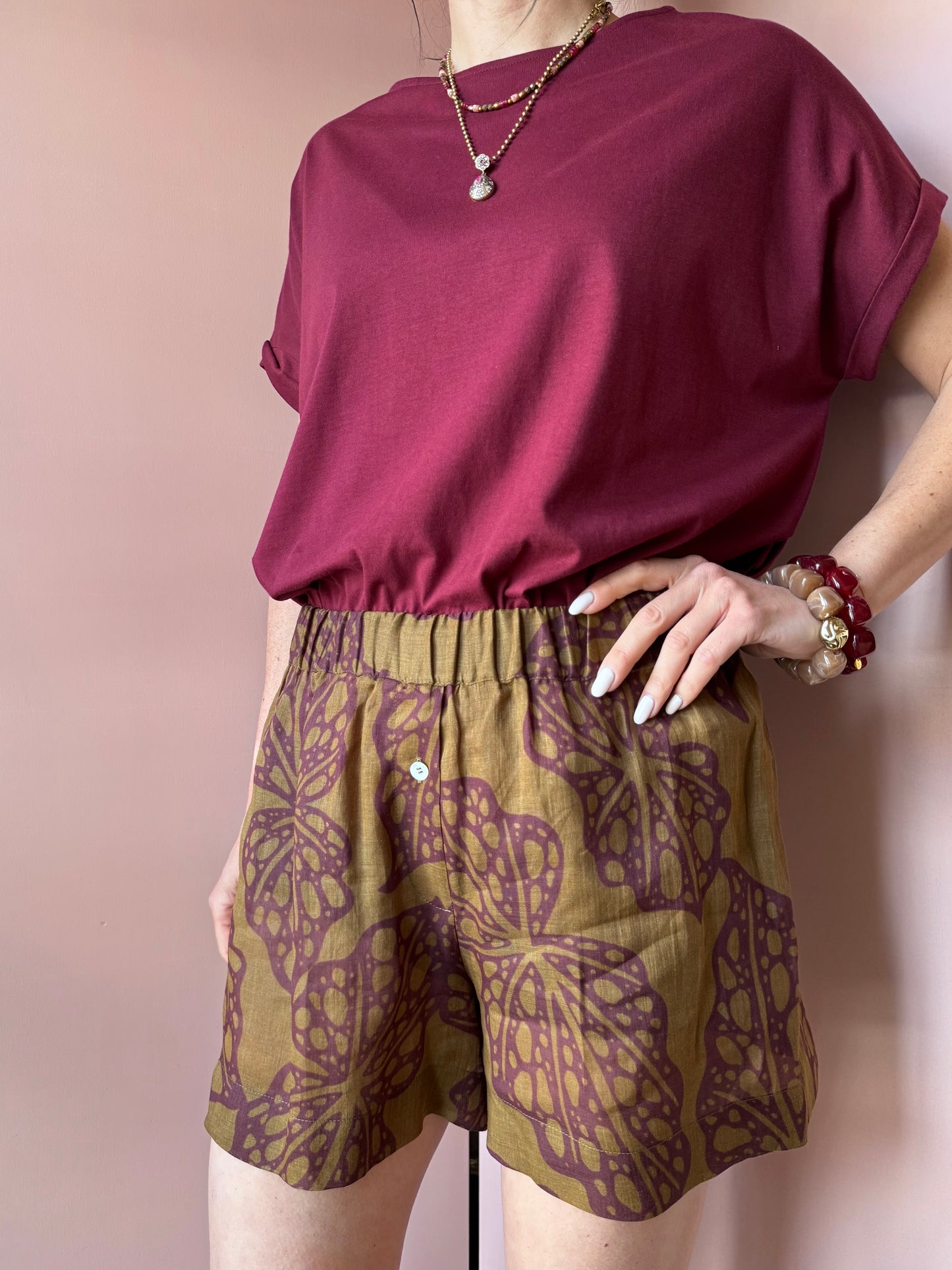 Shorts Foglie Ottod’ame