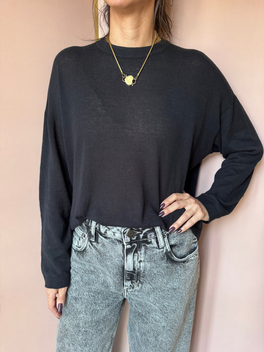 Maglia nero toi AMERICAN VINTAGE