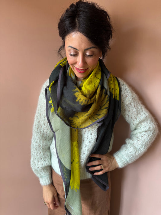 Sciarpa Carol mustard SHALLS