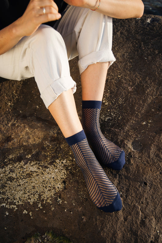 Calze Sapin blu Atelier St Eustache