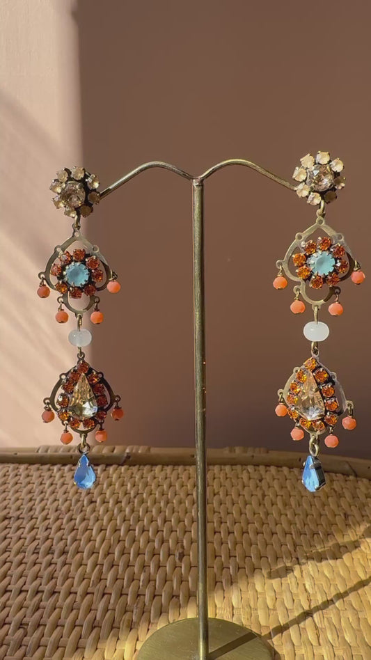 Orecchini Gipsy arancio Unique