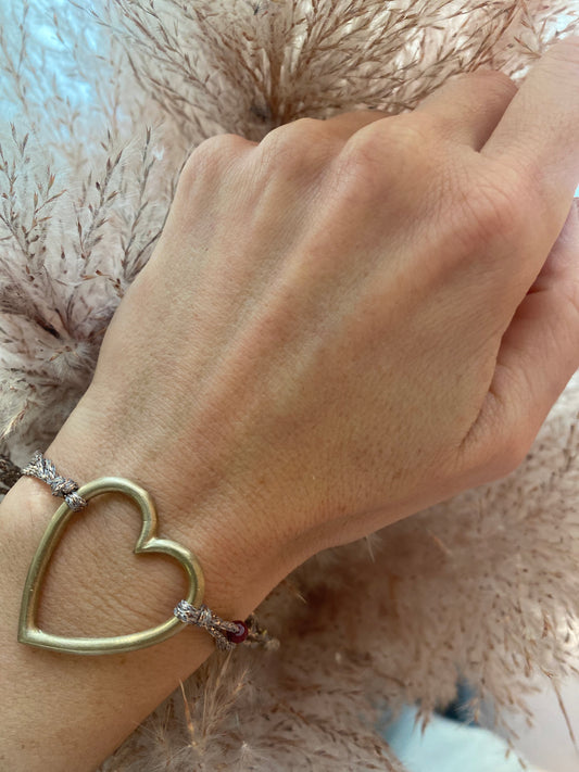 Bracciale L|UNA laccio e Cuore