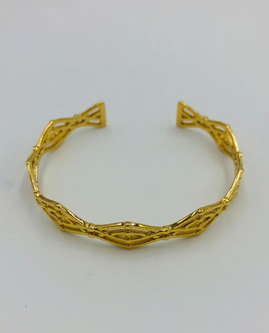 Bracciale rigido zigzag