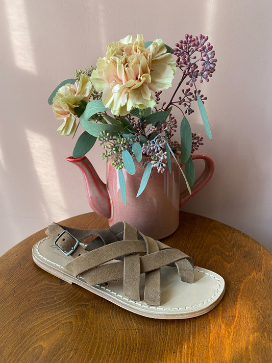 Infradito nocciola Gianluca L’artigiano del cuoio