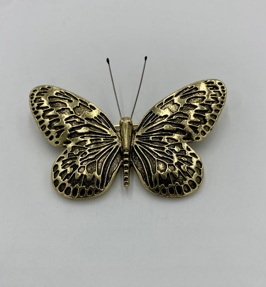 Spilla Farfalla ottonata